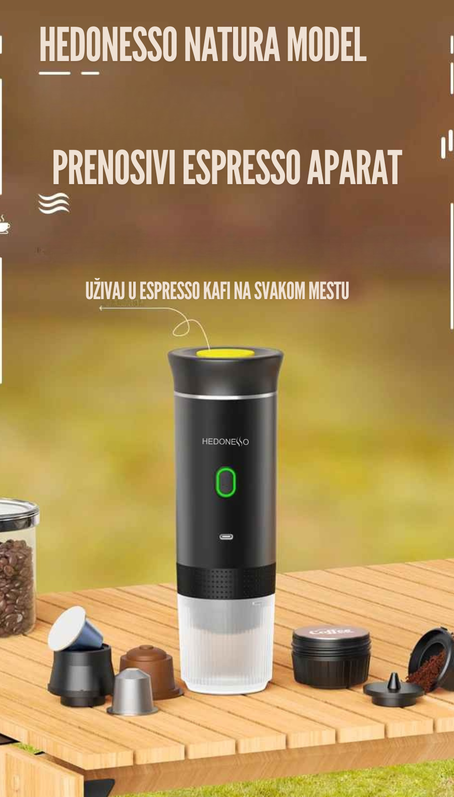 mini espresso prenosivi aparat