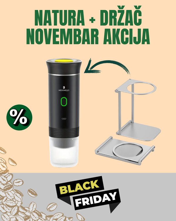 HEDONESSO NATURA – ESPRESSO APARAT + DRŽAČ
