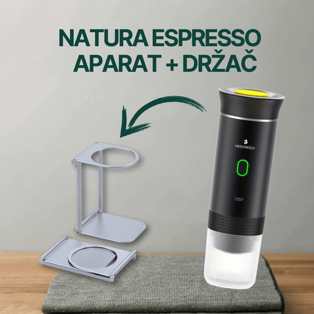 HEDONESSO NATURA – ESPRESSO APARAT + DRŽAČ