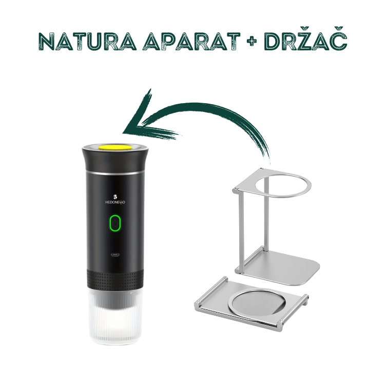 HEDONESSO NATURA – ESPRESSO APARAT + DRŽAČ